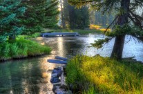 Island Park, Idaho, in the morning light