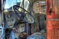The “White” brand – Red Truck in Nevada City, Montana