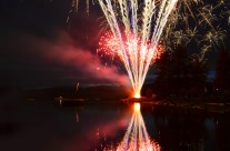 Fireworks over water!