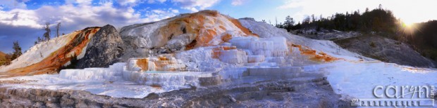 Caryn Esplin - Light Painting - Mammoth Hot Springs - Nikon D600 - Yellowstone