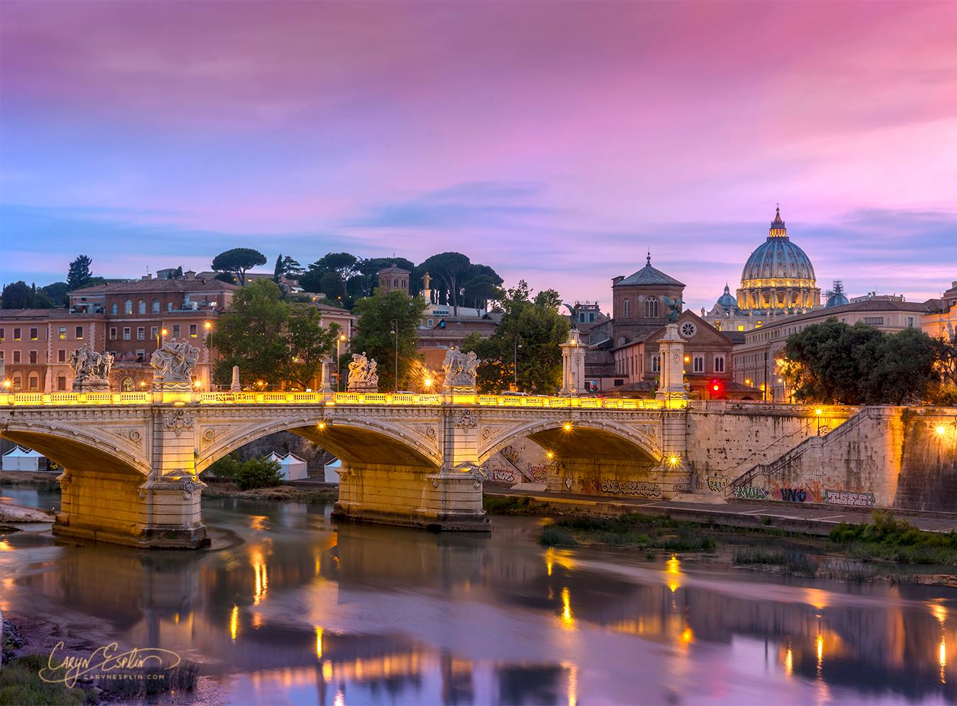 Rome's Magical Sunset