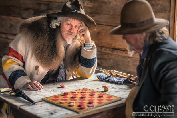 Bannack Living History - Checker Duel  by Caryn Esplin